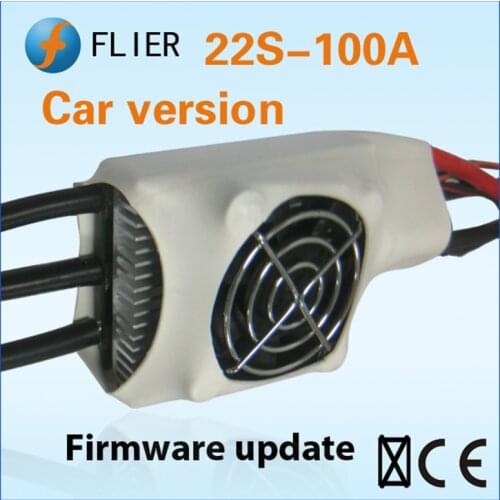 FATJAY FLIER 100A ESC 4-22S high voltage brushless speed controller with USB programming cable for RC