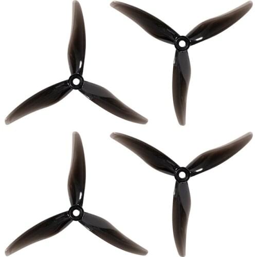 2Pairs GEMFAN Hurricane 51477 4.12g 5mm/POP 3-Paddle Propeller CW CCW 5inch 4S 6S for 2206-2407 Motor DIY RC FPV Racing Drone