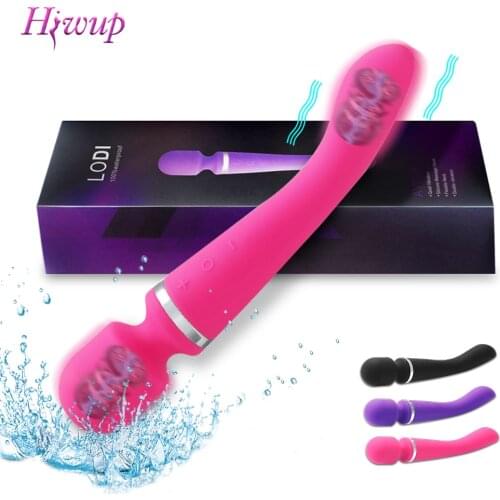 20 Speeds Powerful Dildo Vibrator AV Magic Wand Sex Toys for Women Couple G Spot Massager Clitoris Stimulator Goods for Adult 18