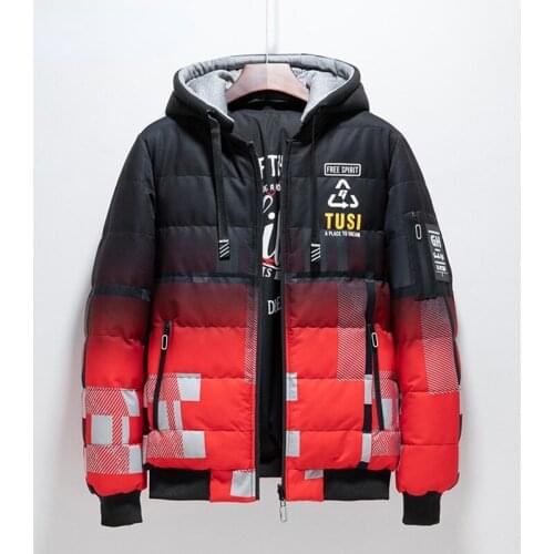 2021 Men Winter Parkas Jacket MenCasual Thick Warm Waterproof Wear on both sides Parkas Men Autumn New Outwear Windproof Hat