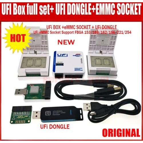 NEW Original UFI Dongle UFi Box - Worldwide Version New Upgrade EMMC Service Tool Read Write and Update the Firmware EMMC