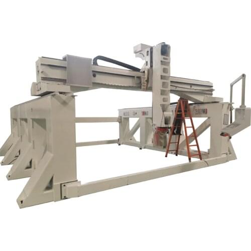 5 Axis CNC Yaskawa Servo Swing ATC 14kw Swing Spindle Wood Router 3D Engraving Cnc Machine 5 Axis