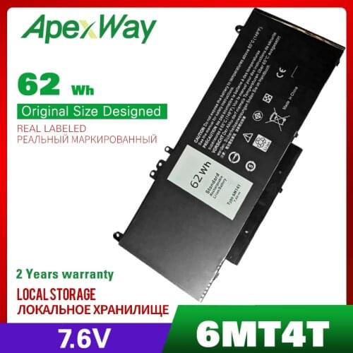 Apexway 62Wh 6MT4T Laptop Battery for Dell Precision M3510 15 3510 for Latitude 14 5470 15 5570 E5470 E5570 7V69Y TXF9M 79VRK