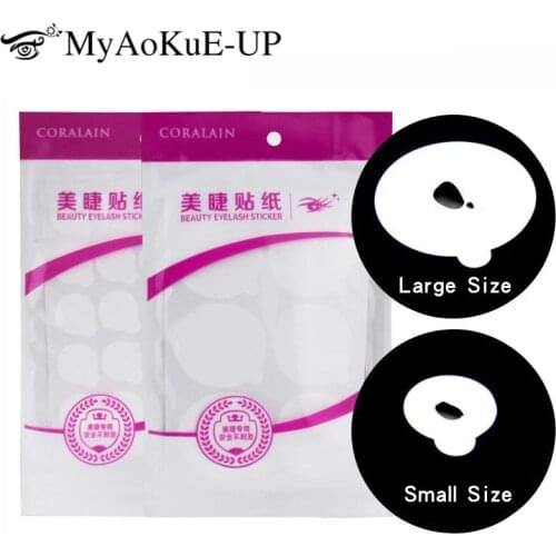 5/10 sheets Eyelash Glue Holder Pallet Glue Paper Patches Sticker For Eyelash Extension Disposable glue paper pad Eye Sticker