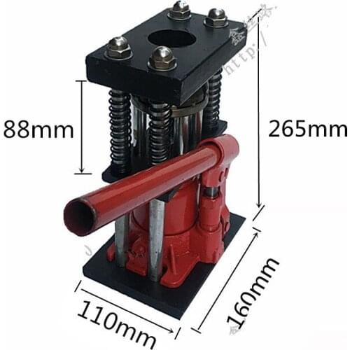 Fast pipe press, manual hydraulic, agricultural spray pump pipe, high pressure hose, locking hydraulic tool