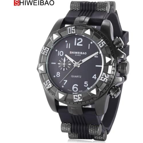 Big Watch Men Luxury Quartz Mens Watches Silicone Bracelet Sport Watch Clock Man Analog Casual Relogio Masculino Wristwatches