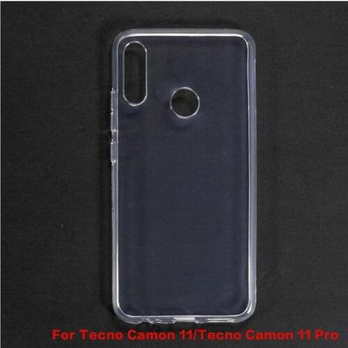 For Tecno Camon 11 Silicon Cover Soft TPU Matte Black Phone Protector Shell For Tecno Camon 11 Pro Capa Coque Back Cover Case