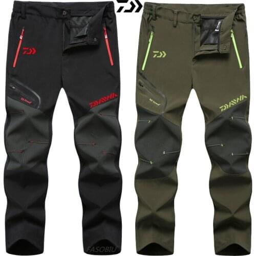Daiwa Spring Autumn Fishing Pants Quick Dry Thin Jackets Trousers Outdoor Sport Fishing Jackets Trend Mens Fishing Pants