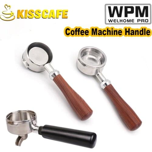 For Welhome KD-135B/KD-21 58MM Stainless Steel Coffee Machine Bottomless Filter Holder Portafilter Handle Professional Accessory