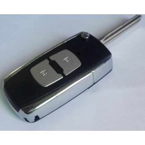 2 Buttons Car Modified Flip Folding Remote Key Shell Keyless Entry Fob Blank Case Cover Fit For Hyundai