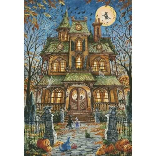 Castle of the magician Needlework,for Embroidery,DIY Art Cross stitch kits,Pattern counted Cross-Stitching Sets home decor