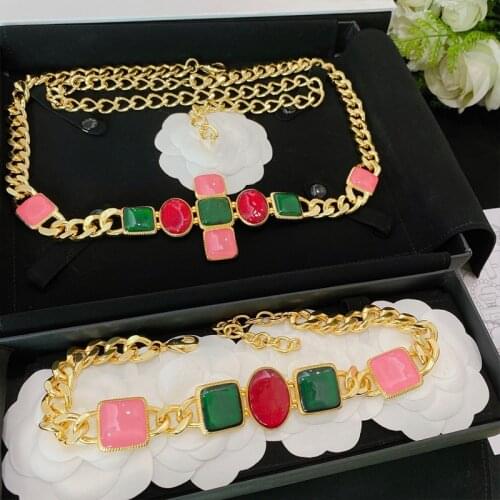 2021 new charei Metal chain waist chain for ladies dress accessories European and American chain belt suit pants belt women