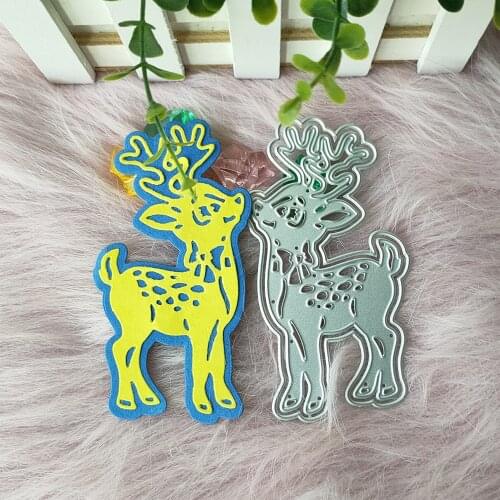 New Christmas deer Metal Cutting Dies Decorative DIY Scrapbooking Steel Craft Die Cut Embossing Paper Cards Stencils
