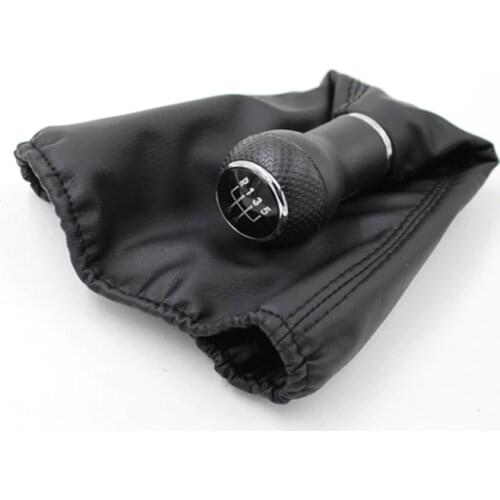 For Golf 3 MK3 gear shifter knobs Lever Gaitor Boot 12mm Black Stitching Type Gear Shift Knob cover