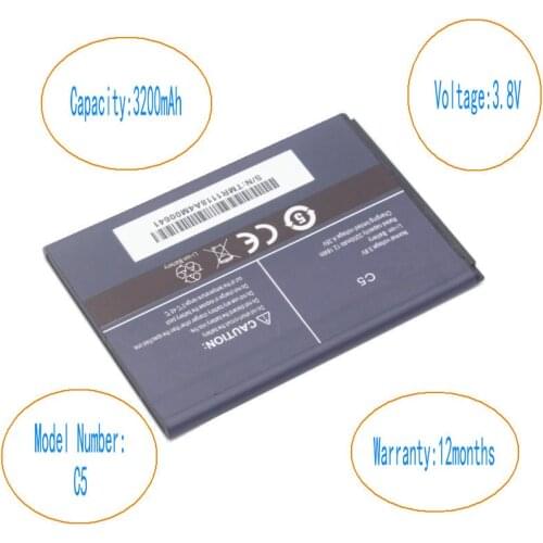 ISkyamS 10pcs/lot 3200mAh Hight capacity Replacement Battery for Cubot C5 Batteries