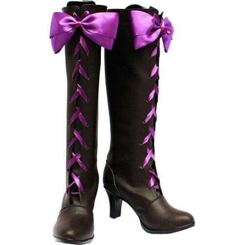 Kuroshitsuji Alois Trancy Shoes Cosplay Black Butler 2 Alois Trancy Cosplay Boots High Heel Shoes Custom Made Any Size
