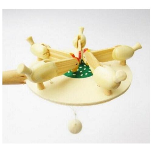 Party Favors Hot Sell Baby Wooden toy Creative Small chicken pecked education Kawaii toys for children kid Christmas gift