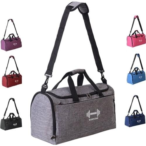 Waterproof Sports Gym Bags For Men Women Training Fitness Yoga Sport With Shoes Compartment Large Travel Handbag Shoulder Bag
