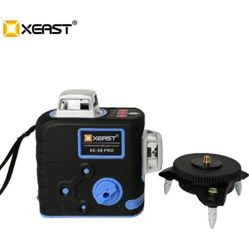 2019 XEAST New Released Independent R&D Patented Professional 3D 12 Lines Laser Level XE-68R Pro Set 1
