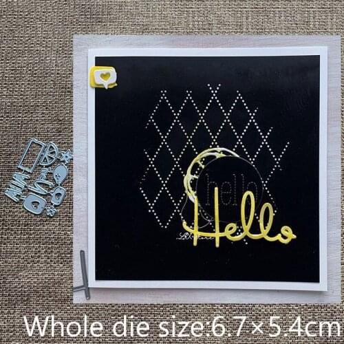 XLDesign Craft Metal Cutting Dies stencil mold Mini accessories decoration scrapbook Album Paper Card Craft Embossing die cuts