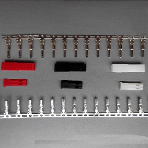 10Set 2.54mm JST SYP 2-Pin Female & Male Plug Housing Crimp Terminal Connector Kit