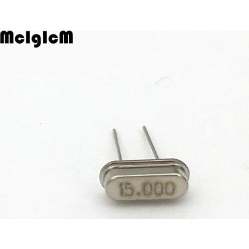 20pcs hc-49s 15MHz 15.000mhz 20ppm 20pF quartz resonator