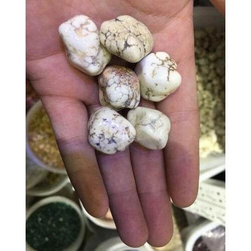 200 grams，Natural gravel particles, white stone, aquarium decoration garden decoration