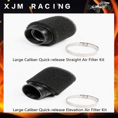 Large Caliber Quick Dismantling Air Filter Set for 1/5 Losi 5ive-T Rofun Rovan LT King Motor X2 Truck Rc Car Parts