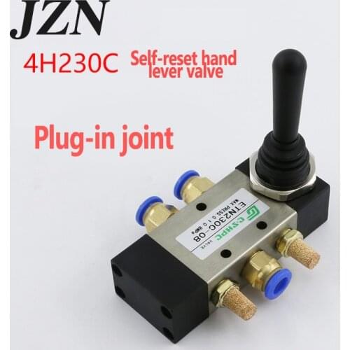 1PCS free freight hand valve cylinder manual control valve 4h230c-08 automatic reset accessory switch