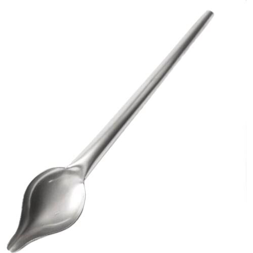 Decor Spoon Multi-use Precision Chef Baking Drawing Spoons for Decorating Plates, Silver, 2 Sizes to Choose