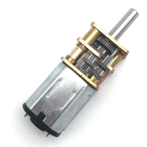 DC 3V 5/7/10 RPM Mini Metal Gear Motor N20 Electric Micro Speed Reduction Gear Motor 3mm Shaft Gear Reducer Motor for Power Tool