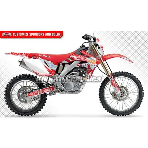 KUNGFU GRAPHICS MX Stickers Decor for CRF250X CRF 250 X 2004 2005 2006 2007 2008 2009 2010 2011 2012 2013 2014 2015 2016