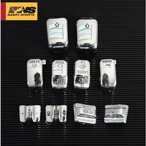 Motorcycle Hand Control Switch Housing Buttons Caps For Harley Touring Electra Glide SOFTAIL DYNA FLHT FLHX FLHTC FLTRX 96-13