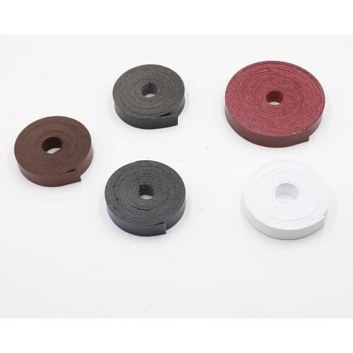 Black Brown Coffee Leather Strap 1.5-2cm Wide Full Grain Leather Strip For Bag Strap, Handbag Handles, Crossbody Shoulder