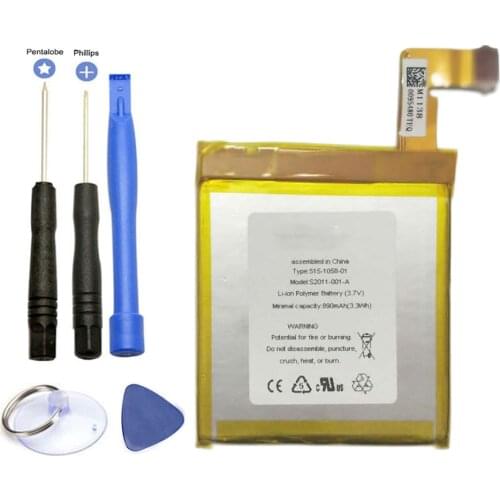 ISUN High quality polymer lithium battery for amazon kindle 4 MC-265360 D01100 S2011-001-S DR-A015 battery With Tools