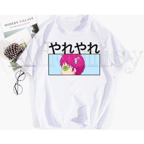 Saiki K T Shirt Men Shirts QualitySummer Top Tshirts Short Sleeves Tees T-Shirt