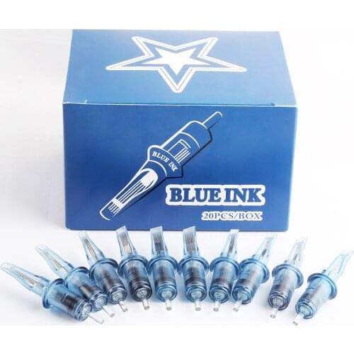 Original 10pcs Disposable Sterilized Tattoo Cartridge Needle For Semi-Permanent Makeup Tattoo Gun Machine 7RM/9RM/11RM/13RM/15RM