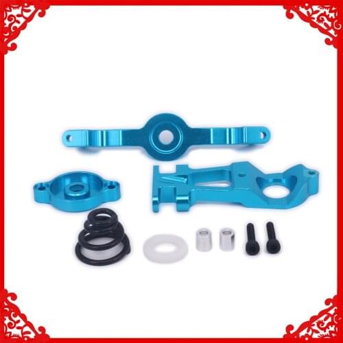 Steering Servo Saver Complete Set For Rc Hobby Car 1/10 Traxxas E-Revo Revo Upgraded Parts 5344