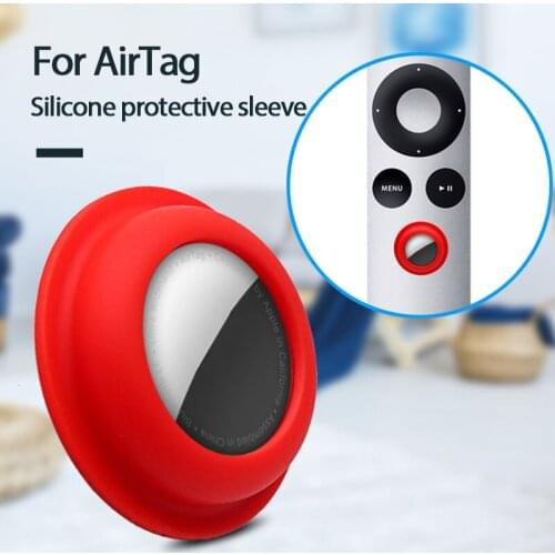 Silicone Protective Cover For AirTags Anti-drop Protective Sleeve For Apple Locator Tracker Anti-lost Device Protective Cases