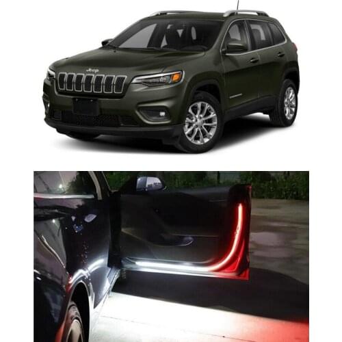 Led Car Openning Door Warning Light For jeep renegade wrangler grand cherokee 3 4 mk2 CHEROKEE kj kl xj COMMANDER XK XH