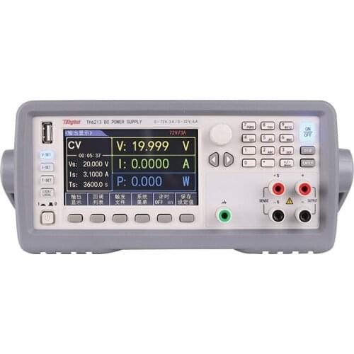 TH6213 Double Range Programmable DC Power Supply F1: 72V/3A/216W, F2: 32V/6A/192W