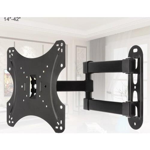 Universal TV Wall Mounts Bracket Flat Panel TV Frame Mount Support 15 Degree Tilt for 14 to 26 / 42 Inch LCD LED Monitor