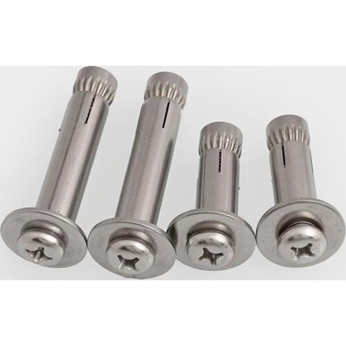 1pcs Stainless steel internal expansion screw extended cross pan head round M6 M8 M10