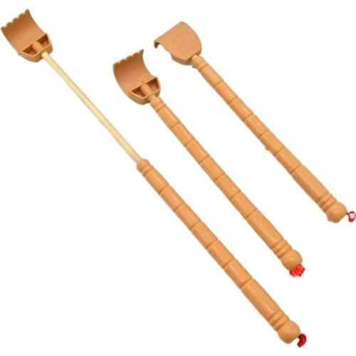 1pcs Extendable Back Scratcher Bamboo Wooden Telescopic Flexible Anti Itch Self Massager Claw Extender