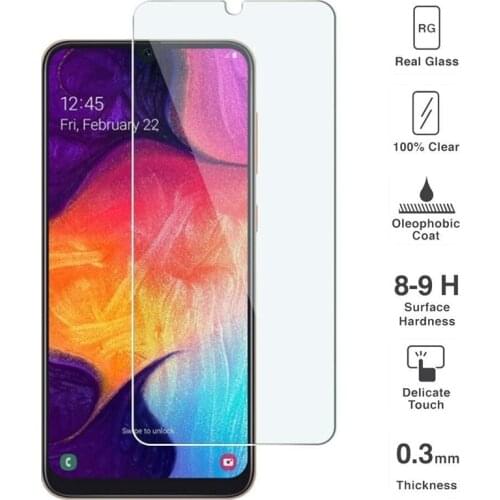 Tempered Glass For Samsung Galaxy A20 A50 A70 Screen Protector For Samsung A01 A10 A30 A40 A60 A80 A90 M10 M20 M30 Glass Film