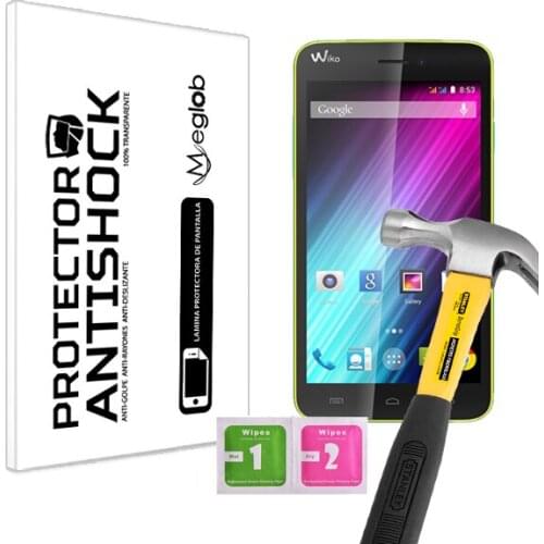Protector de Pantalla Anti-Shock Anti-Golpe Anti-arañazos Compatible con Wiko Lenny