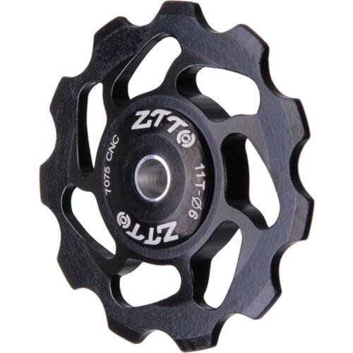 ZTTO 11T MTB Bicycle Rear Derailleur Jockey Wheel Ceramic Bearing Pulley Road Bike Guide Roller 4mm 5mm 6mm