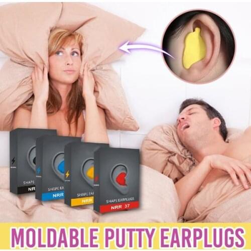 1 Pair Shaping Earplugs Noise Blocking Universal Soundproof Earplugs for Sleeping DU55