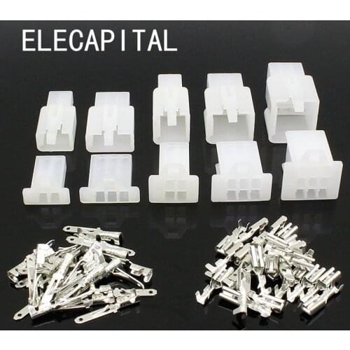 10set/lot 2.8mm 1/2/3/4/6/9 pin Automotive Electrical wire Connector Male Female cable terminal plug Kits Motorcycle ebike car