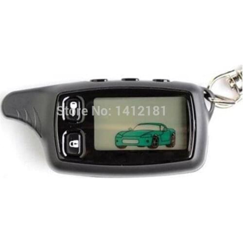 10 PCS/lot TW-9010 LCD Remote Control Keychain For 10PCS Russia Tomahawk Tw9010 Two Way car alarm key TW7000 D900 D700 SL-950